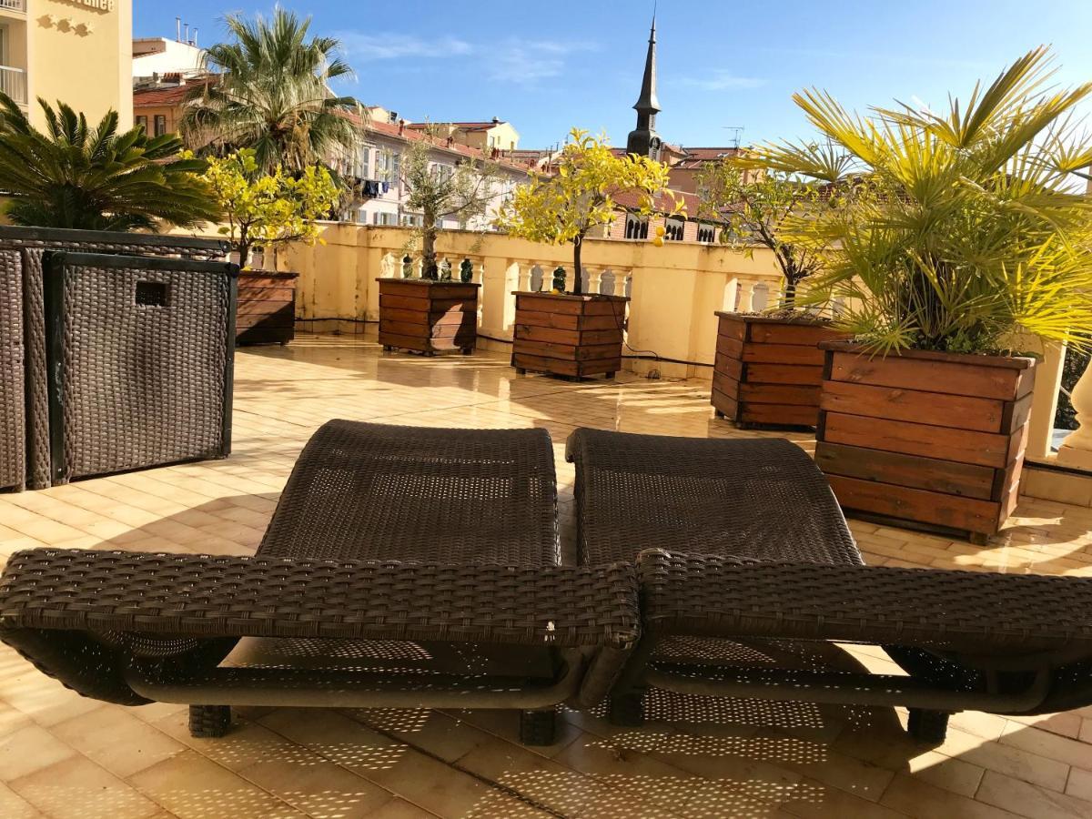 Appartement Terrasse Dans Palace Belle Epoque Ментона Екстериор снимка